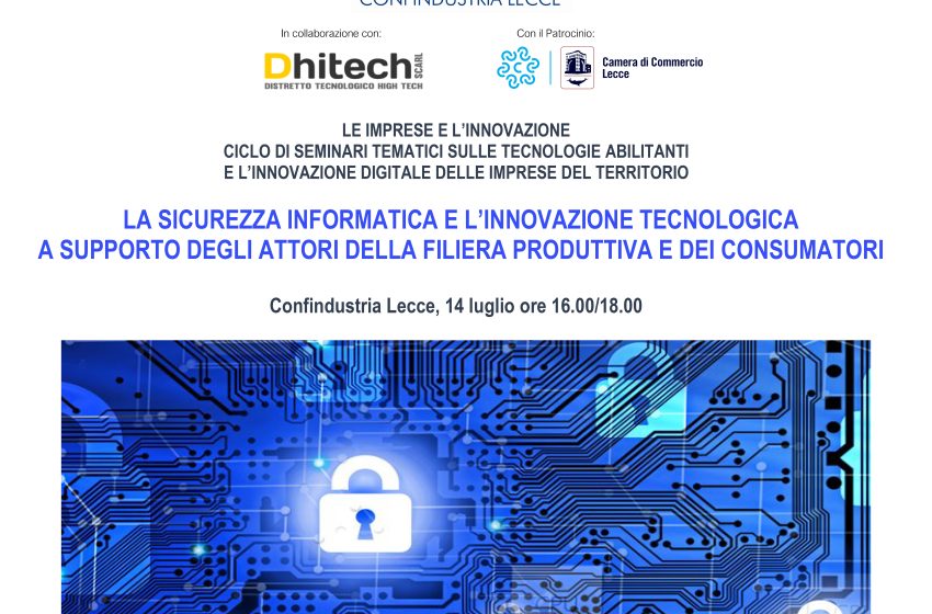  La sicurezza informatica e l’innovazione tecnologica a supporto degli attori della filiera produttiva e dei consumatori