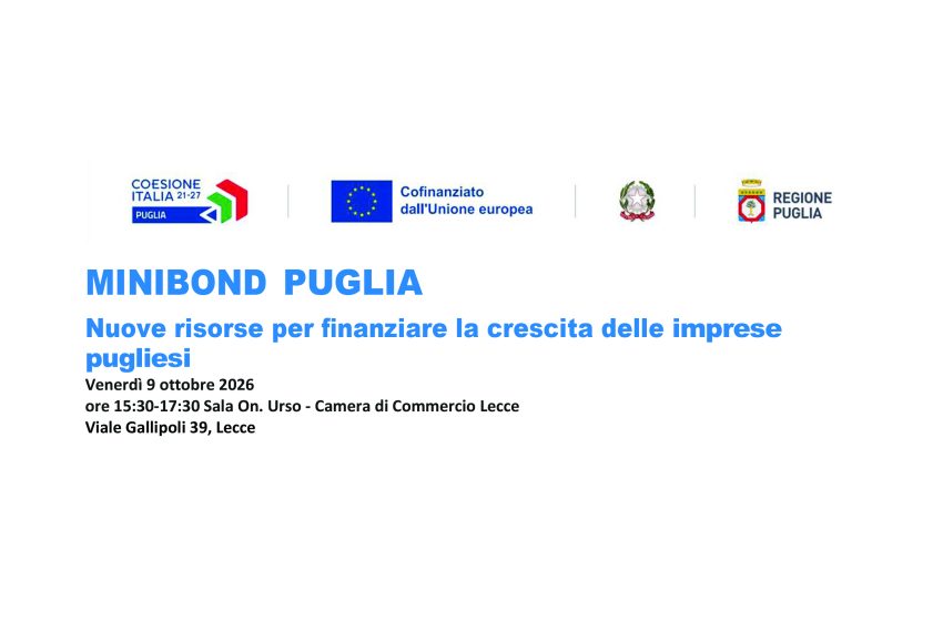  Seminario di presentazione dei MINIBOND PUGLIA